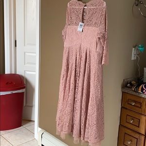 Blush colored Torrid dress